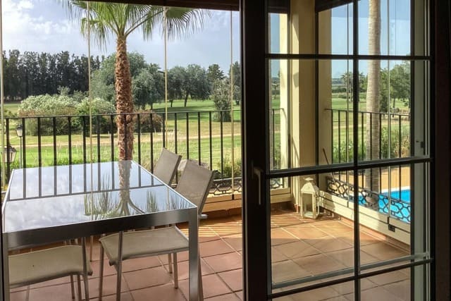 Terrasse vue golf Huelva