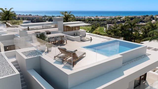 piscine vue mer marbella