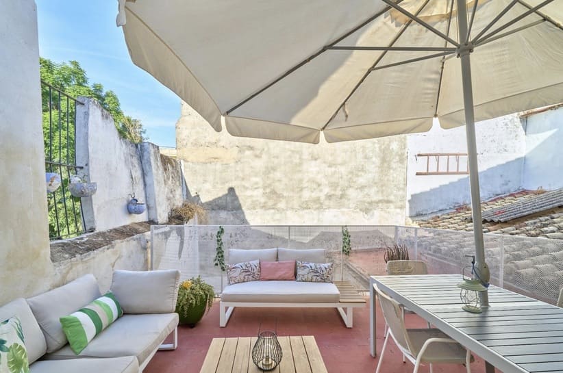 Terrasse de l'atico de charme a Jerez de la frontera Cadiz