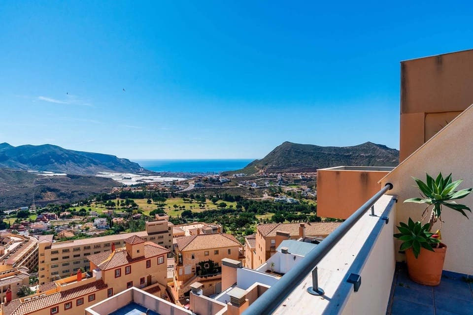 vue mer terrasse appartement almeria