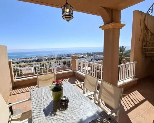 Terrasse Vue mer Mojacar
