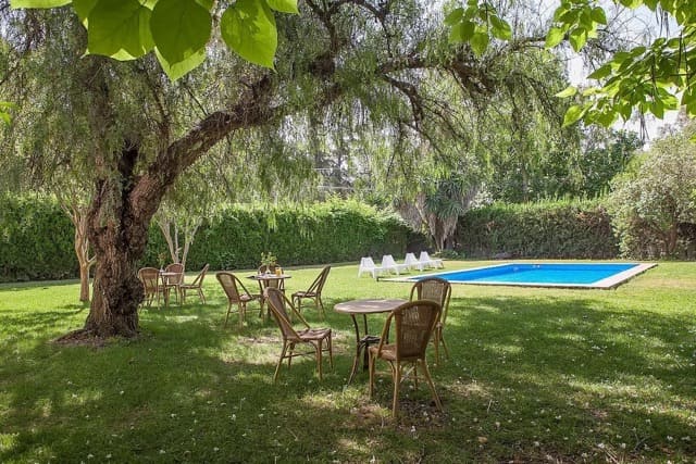 Jardin et Piscine maison La Puebla del Rio